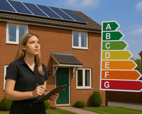 epc-keuringsinspectie Energiedeskundige voert ter plaatse een EPC-keuring uit.